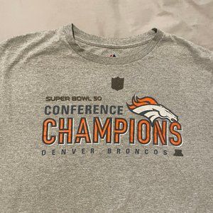 Vintage Denver Broncos Conference Championship Shirt (for size read description)